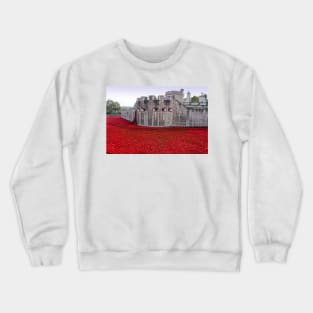 Tower of London Red Poppy Crewneck Sweatshirt